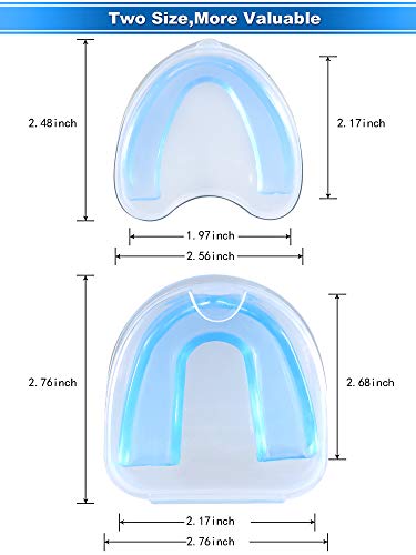 Hsei 10 Pieces Kids Mouth Guard with Portable Box for Sports: Football, Lacrosse, Basketball, Boxing, Taekwondo, Karate,