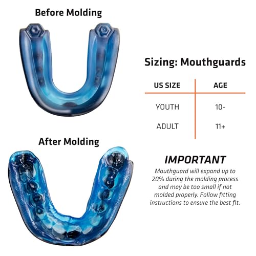 Shock Doctor Mouth Guard Hockey Custom Fit Heavy Duty Protection Adult
