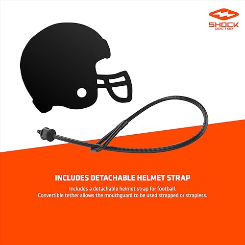 Shock Doctor Mouth Guard Hockey Custom Fit Heavy Duty Protection Adult