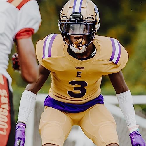 Battle Oxygen Lip Protector Mouthguard with Connected Strap - Sports Mouth Guard for Football - Maximum Oxygen Supply -