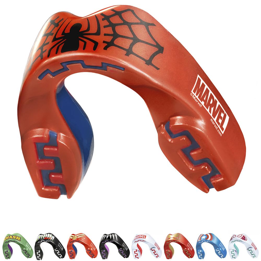 Marvel Spider-Man Sports Mouthguard - Premium Protection for Junior Boxers, MMA Fighters, and Contact Sports Enthusiasts